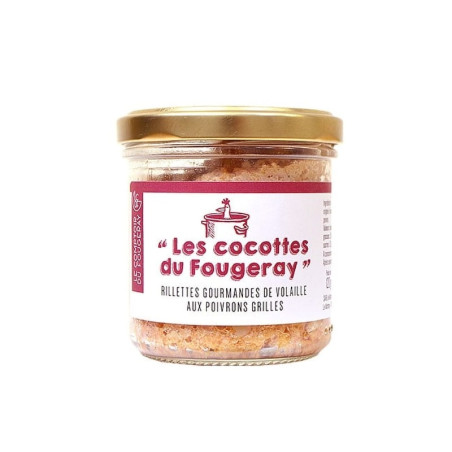 Rillettes de volaille poivrons grillés 120 g