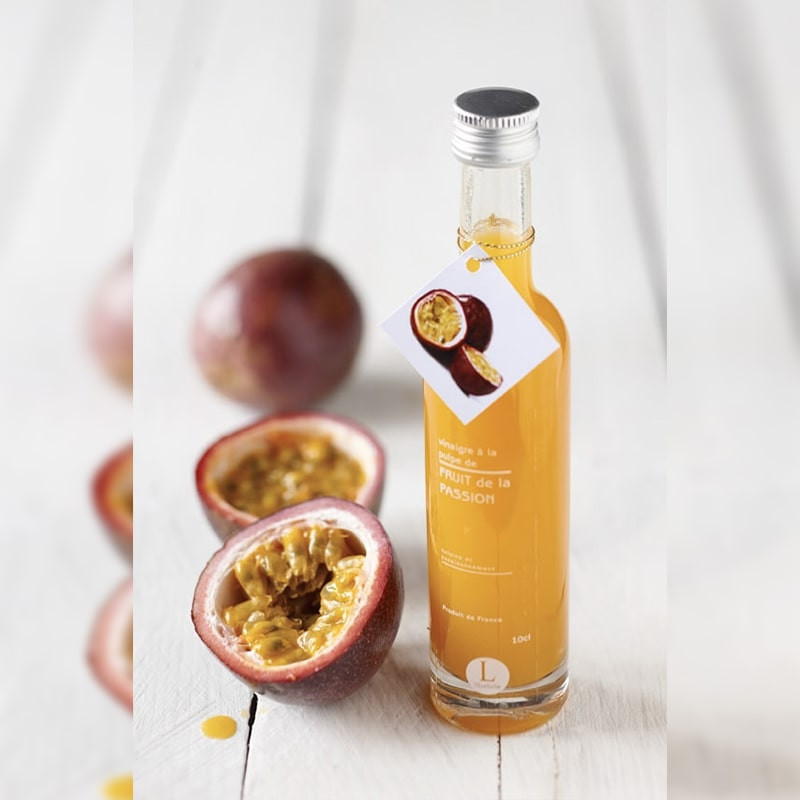 Vinaigre à la pulpe de Fruit de la Passion 10 cl